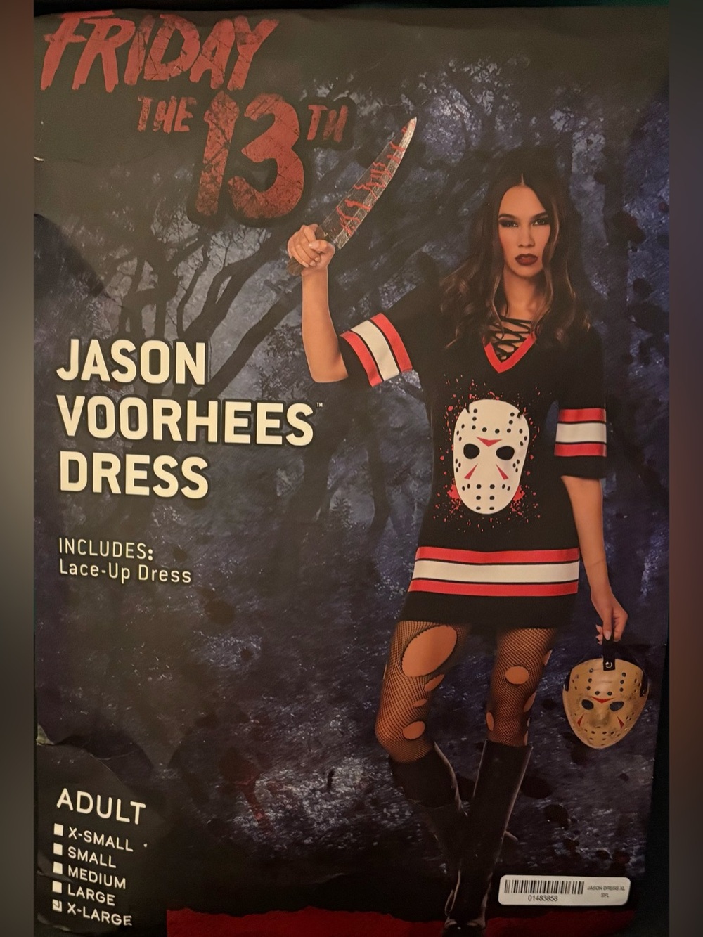 🎃 Halloween Friday the 13th Jason Voorhees Dress size XL